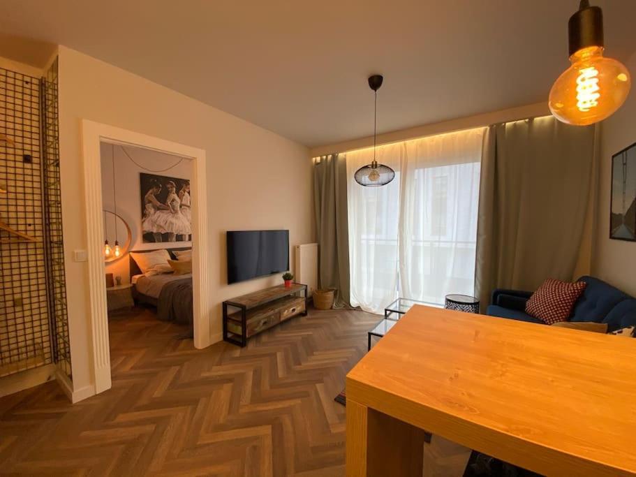 Art Marina Nad Rzeka Z Bezplatnym Parkingiem Apartment Вроцлав Екстериор снимка