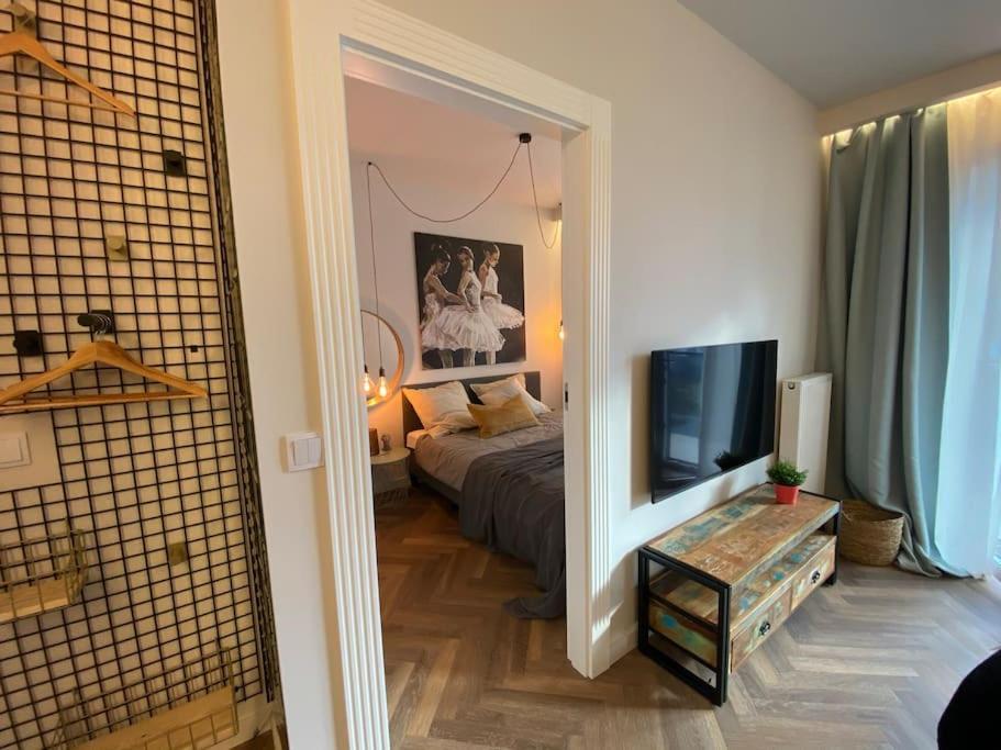 Art Marina Nad Rzeka Z Bezplatnym Parkingiem Apartment Вроцлав Екстериор снимка